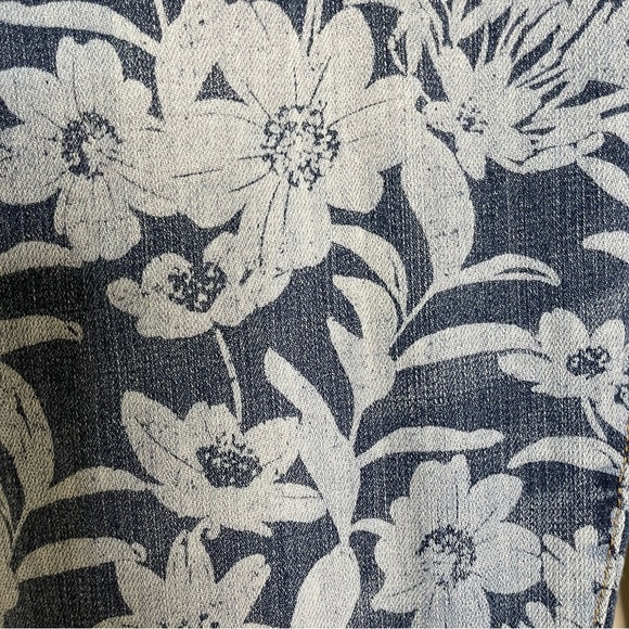 Pilcro Floral-Printed Slim Boyfriend Jeans boho fairy whimsical - Picture 15 of 16